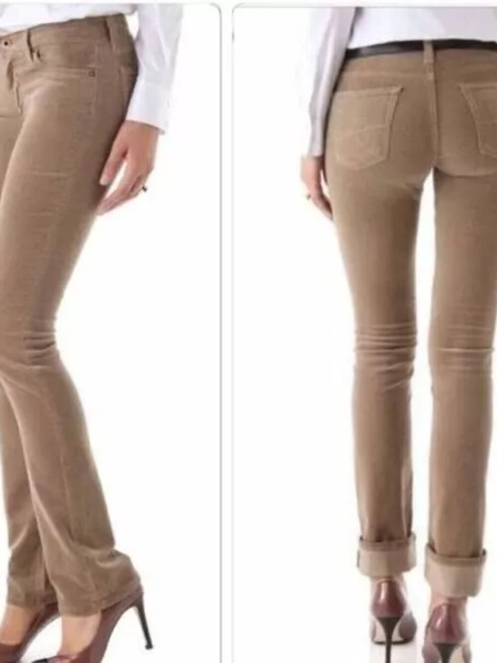 AG Adriano Goldschmied The Angel Boot Cut Corduroy Pants